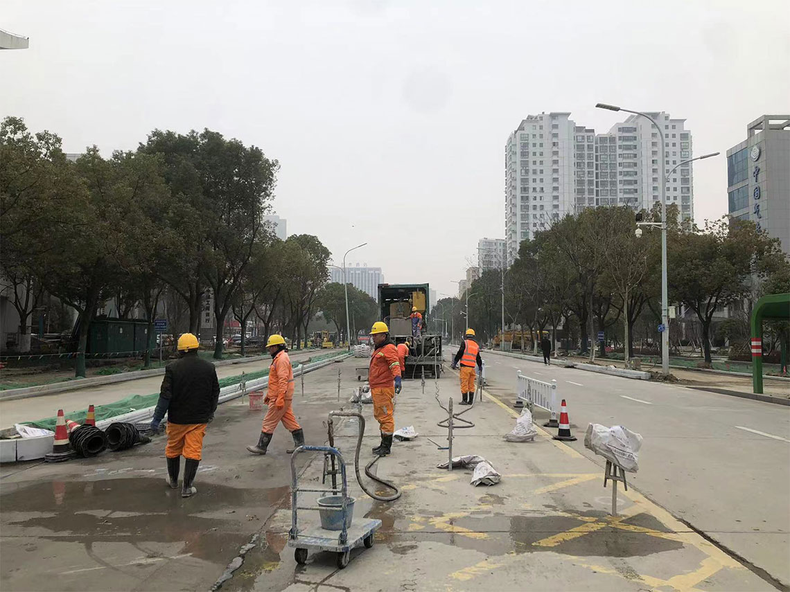 泰州海陵路白改黑提升改造工程2